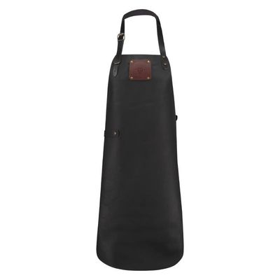 TABLIER CUIR NOIR